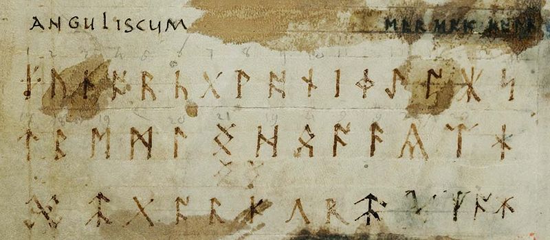 Fnglo saxon futharc in Codex Sangallensis 878
